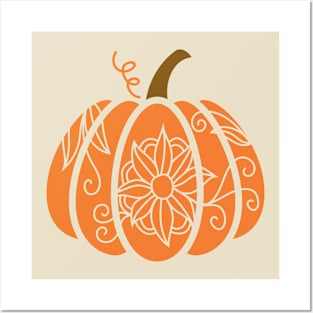 Little Fall Pumpkin Patch Posters and Art